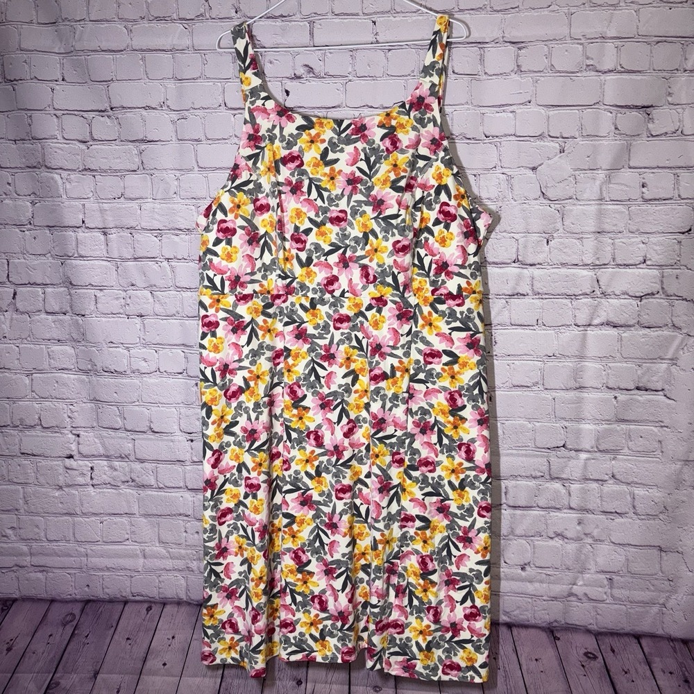 LuLuRoe Floral Sleeveless Midi Dress 3xl Summer Comfy Boho Beach Cutout Stretch